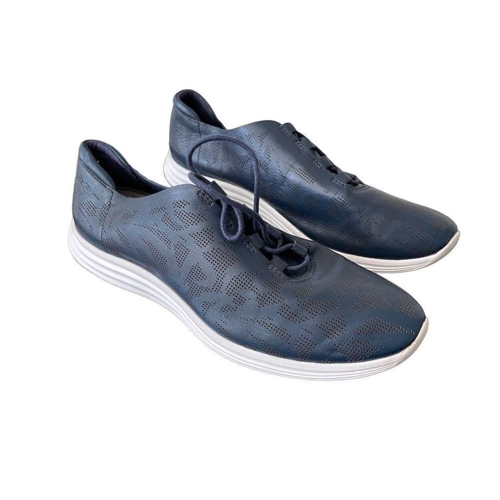 Cole Haan Original Zero Grand Sneaker Marine Blue White Women’s  Size 9.5